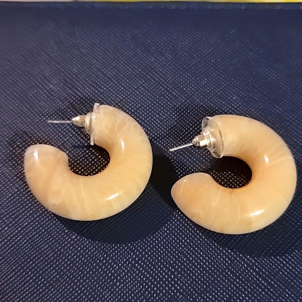 Plunder stud earrings new never worn.